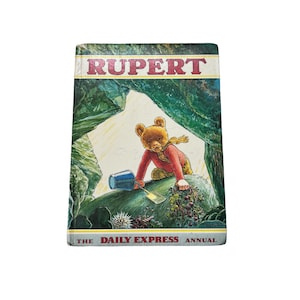 Vintage Daily Express Rupert Bear Annual from 1971 Book Daily Express London