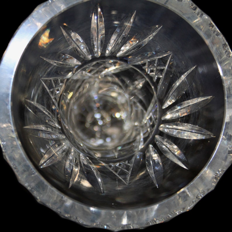 Vintage Medium Czechoslovakia Bohemia Over 24 Lead Crystal Etsy UK