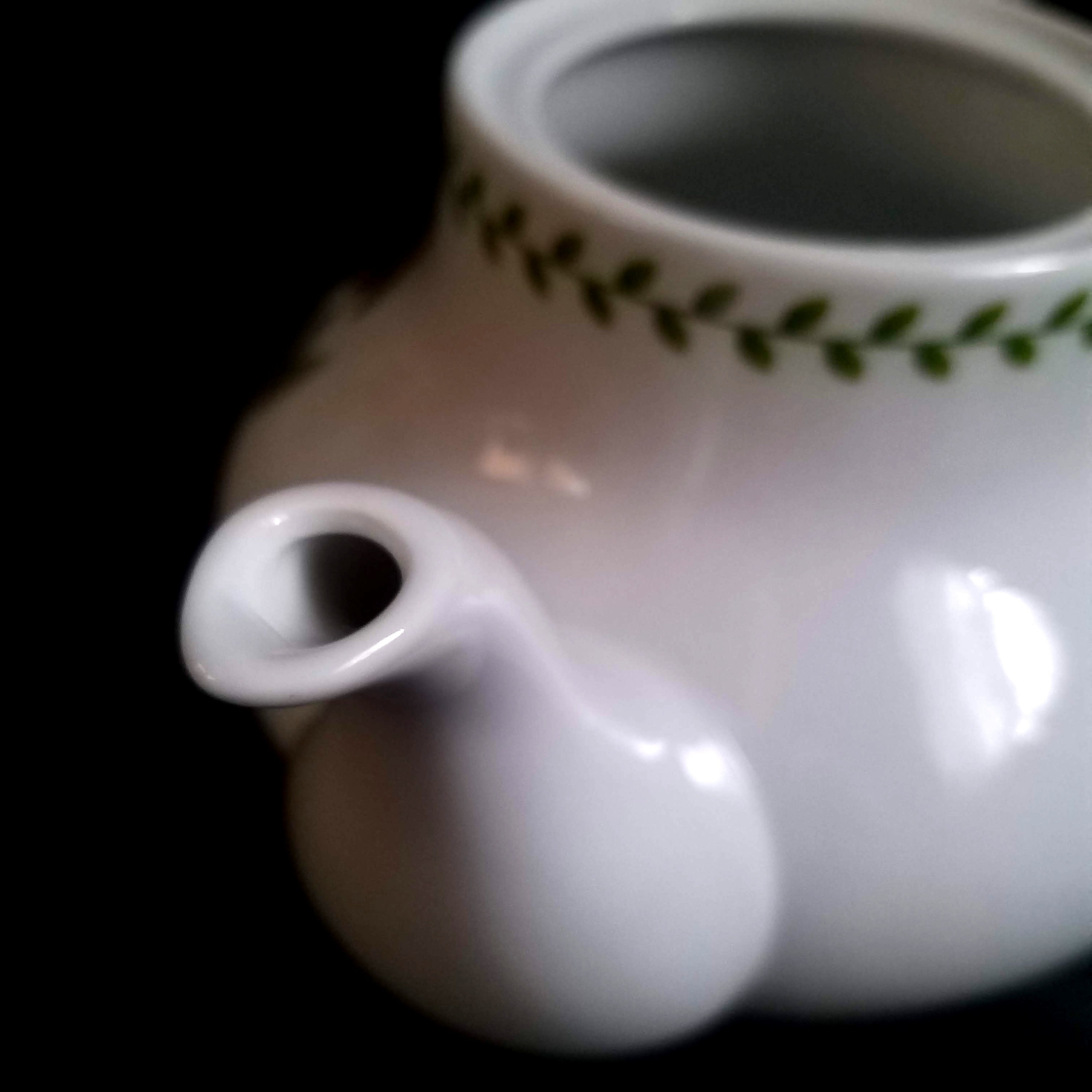 Vintage Waterside Fine China England Teapot Coffee Pot White & Etsy