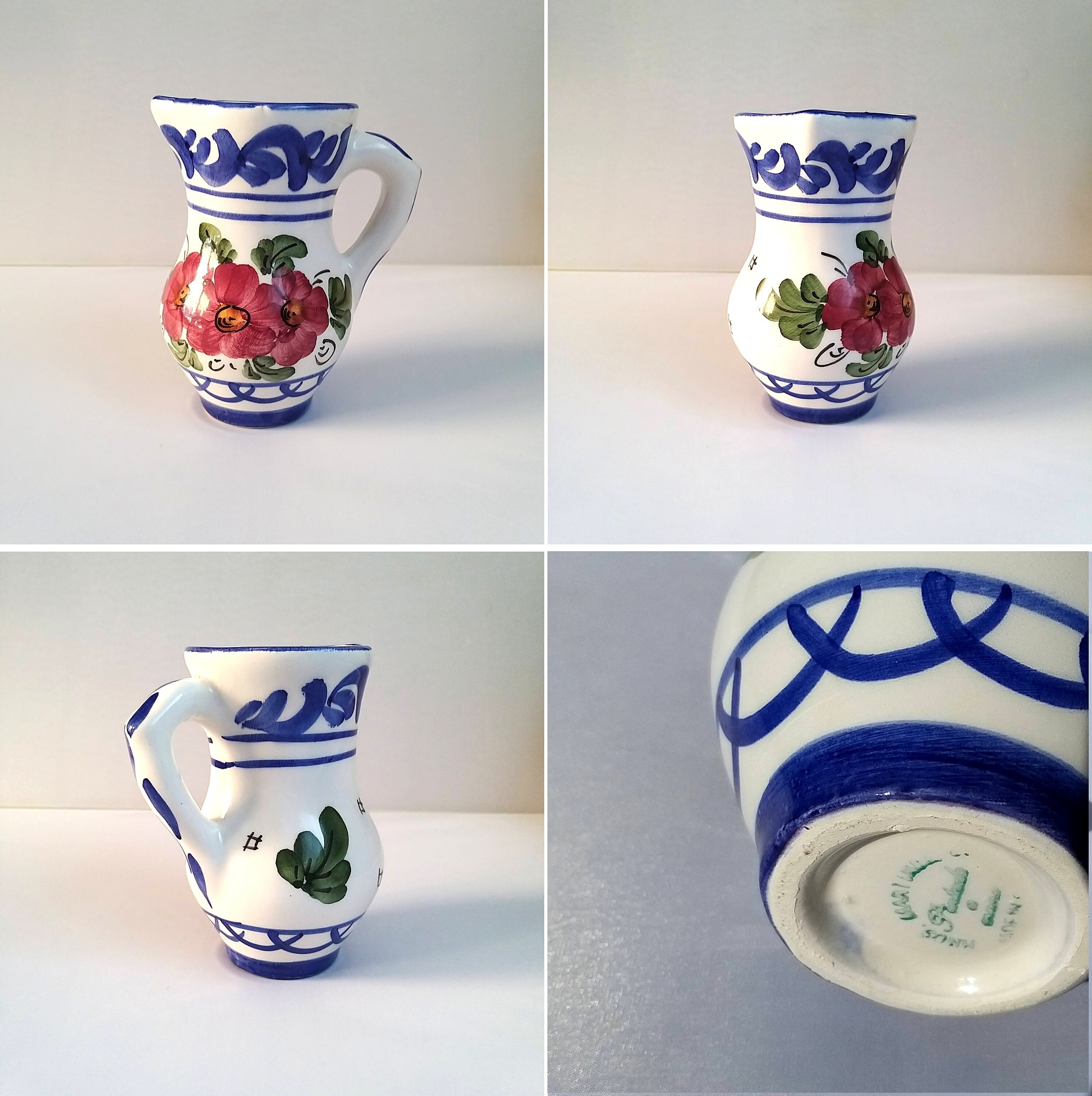 ヴィンテージ Hnos Martinez Pintado A Mano スペイン 花瓶 スペイン