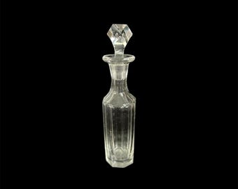 アンティーク ジョージアン クルエット エッチング カラフェ 水差し