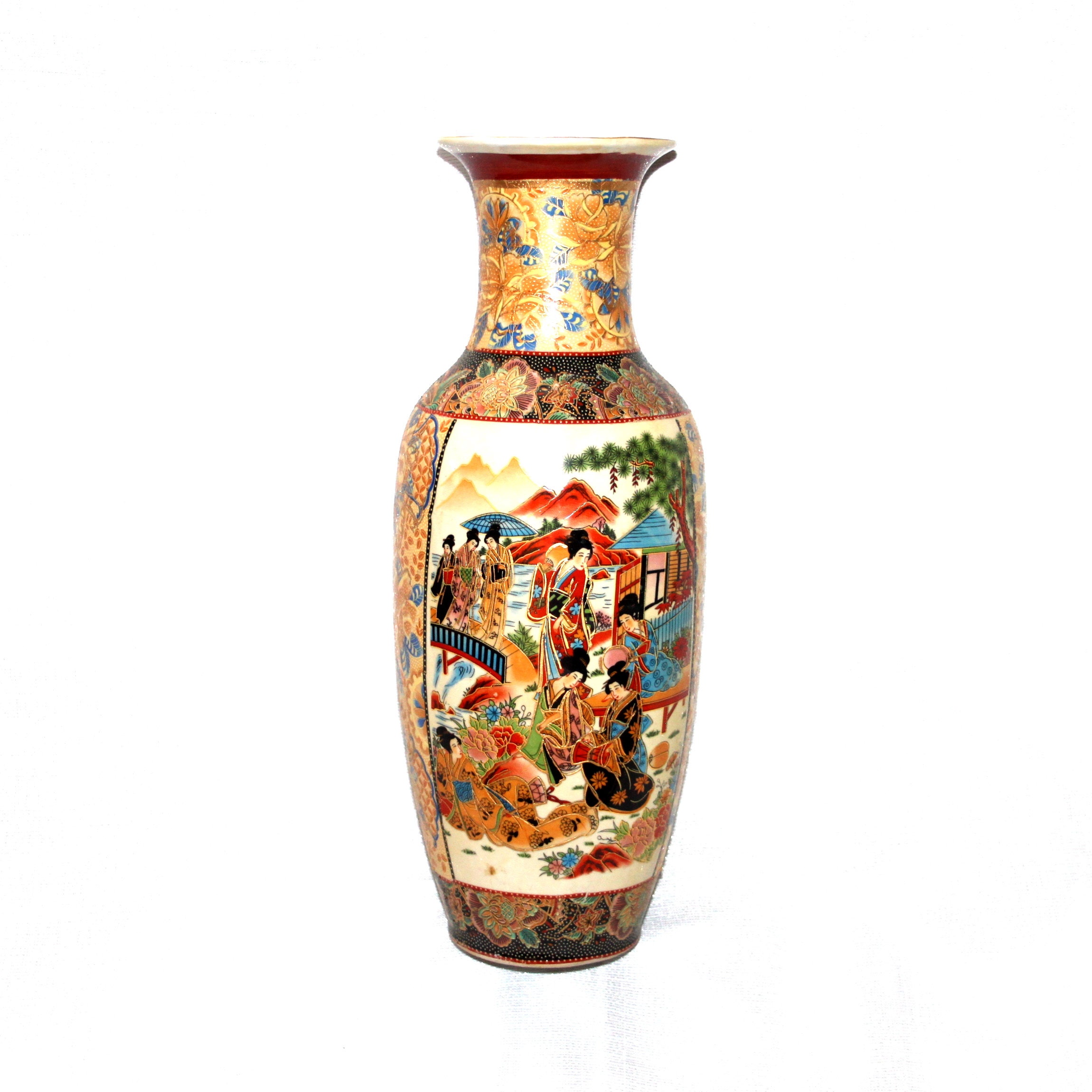 China Hand Carved Jade Vase decorated living room decoration crafts 