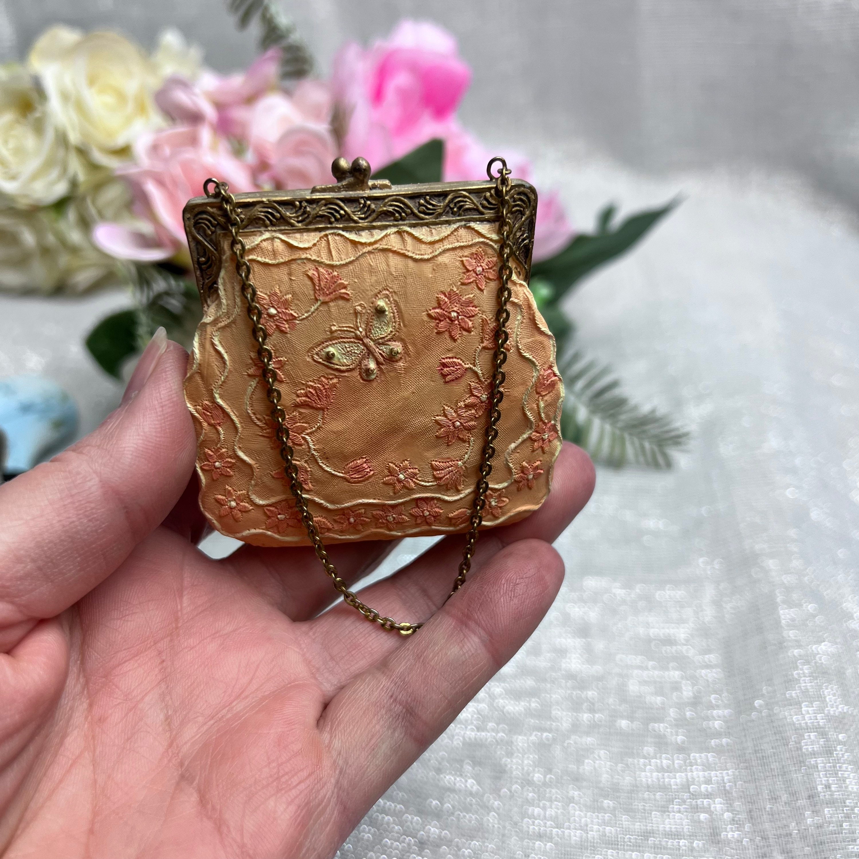 Vintage Victorian Style Collection Hat Bag Shoe Miniature Ornament