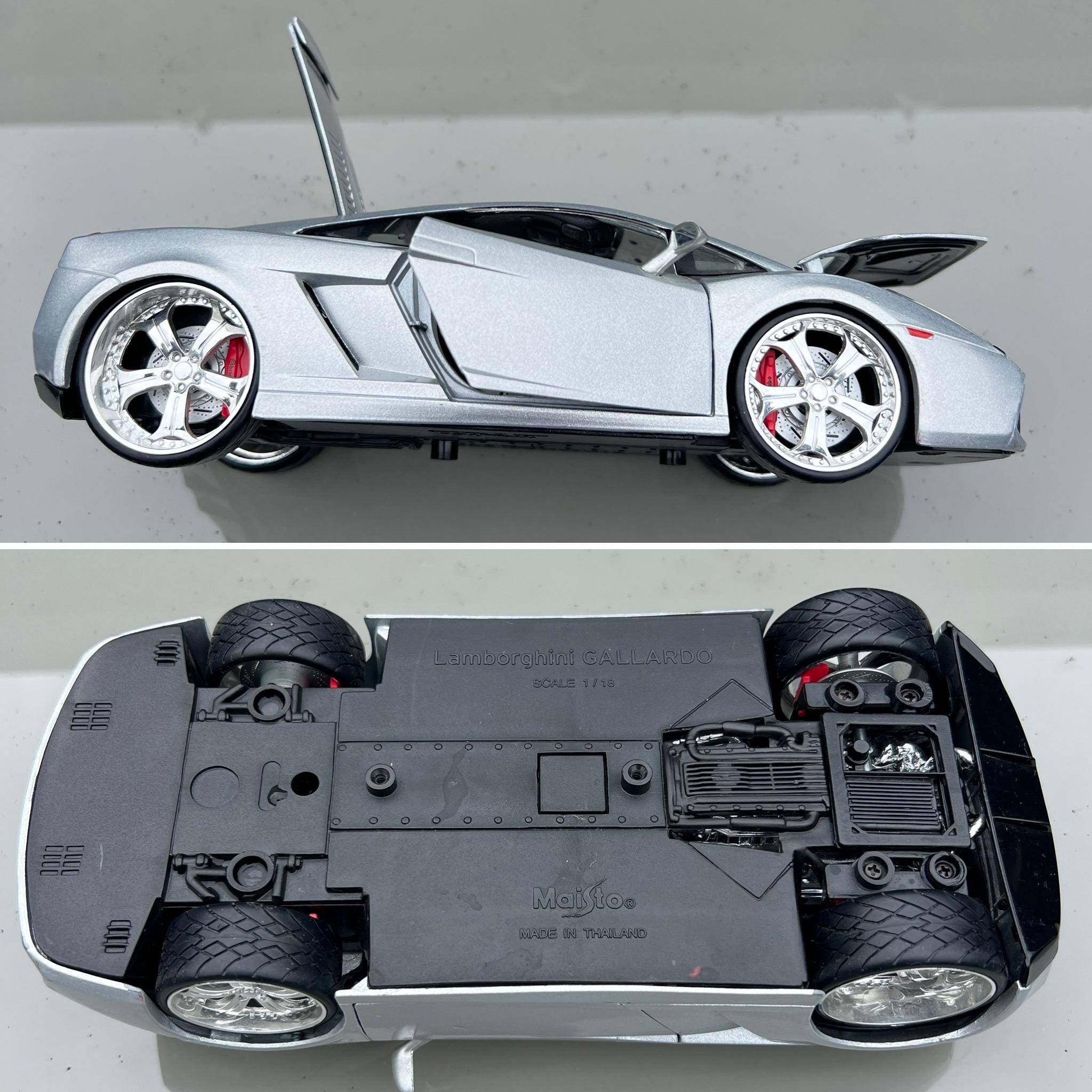 Vintage Maisto Lamborghini Gallardo: 1/18 Scale Diecast Model Car