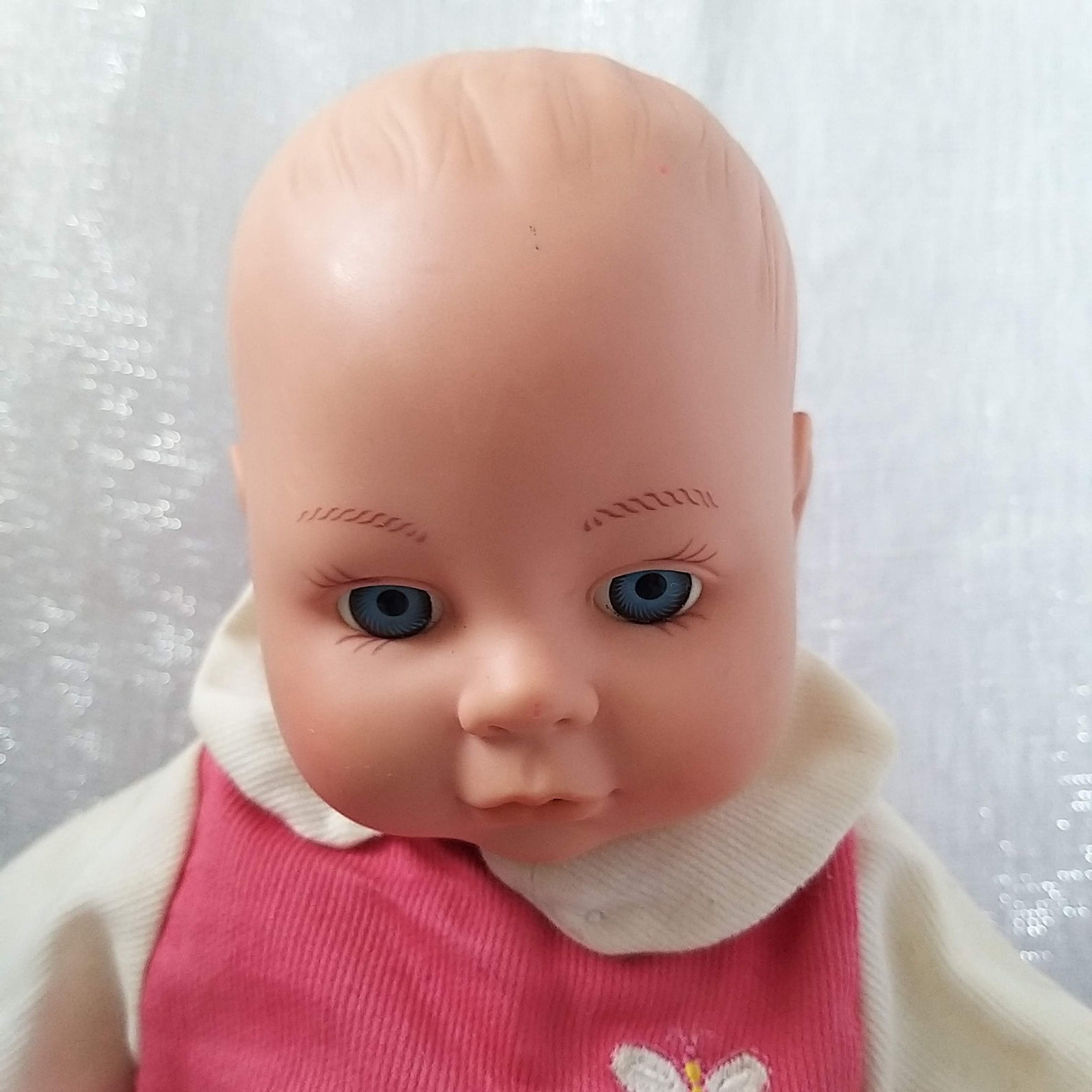 Vintage Sititoy 1997 Baby Doll Soft Body Blue Eyes With Outfit Etsy