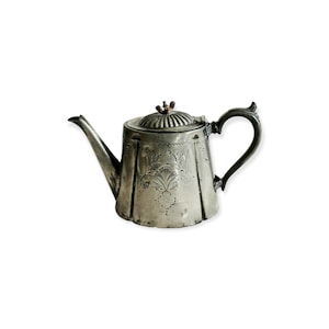 【 William Hutton & Son 】ティーポット【シルバープレート】 Antique Silver-plated Tea Set by William Hutton & Sons Ltd