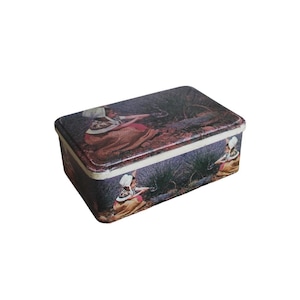 Vintage Lavender Tin Box: French Casket, Massilly France
