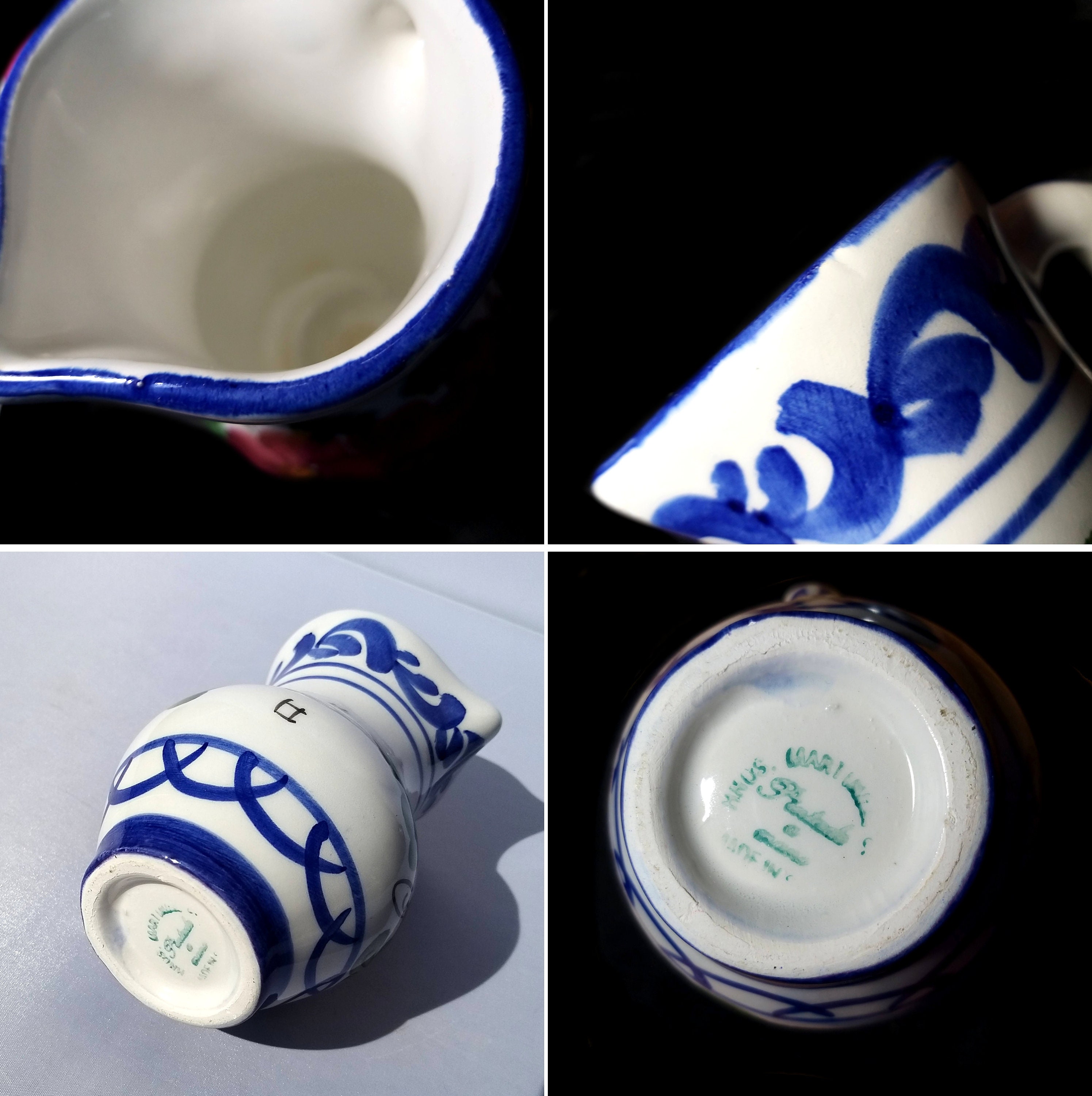 ヴィンテージ Hnos Martinez Pintado A Mano スペイン 花瓶 スペイン 