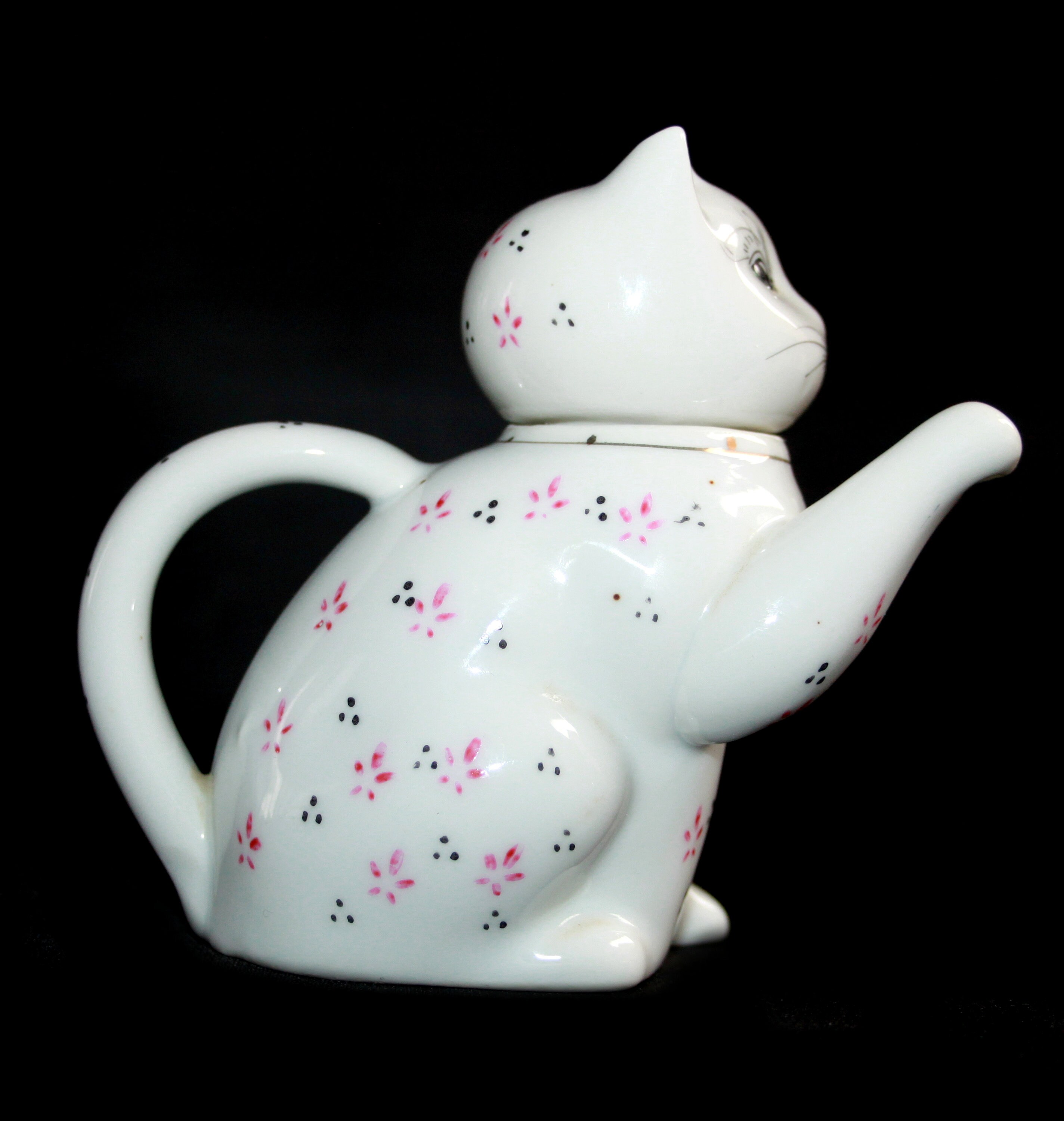 Caffettiera Teiera IN Ceramica Porcellana Oro Fine Vintage Art Deco Germania eBa