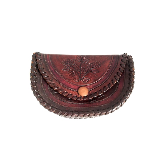 Vintage Layered Leather Brasil Wallet, Snap Shut, Multi-pocket, Coin Pouch  | eBay
