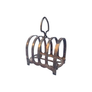 Antique Vintage F.R.S.A1 English Silver Plated 4 Slice Toast Rack Metal Letter Mobile Phones Napkin Holder Victorian Kitchen Tableware Decor