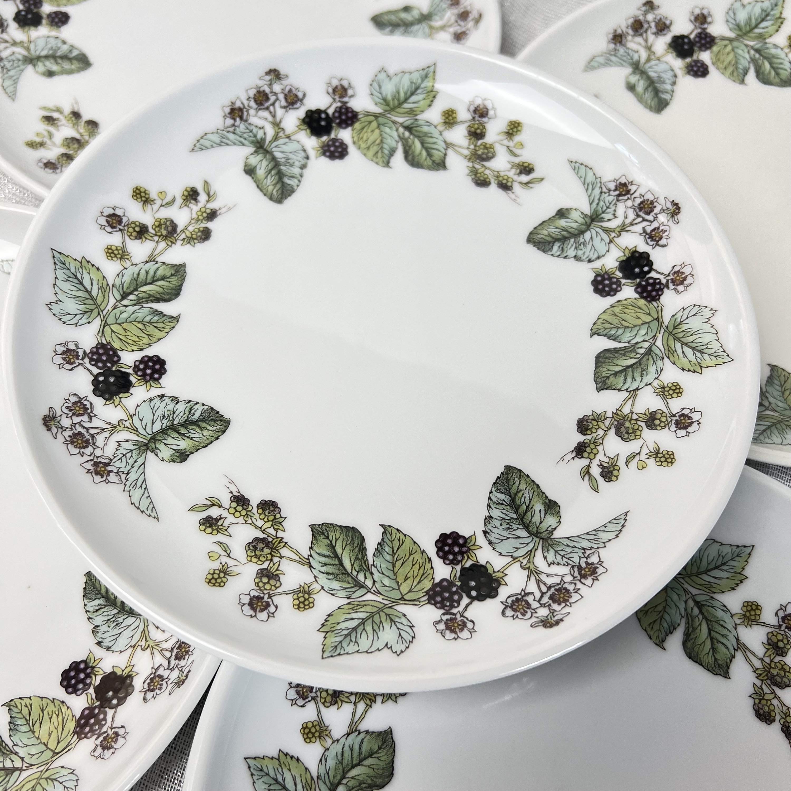 Vintage Royal Worcester Blackberries Lavinia Pattern Oven to Table