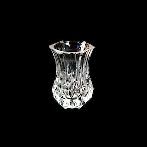 Vintage Cristal d'Arques Frankrijk Lead Crystal Mini Bud Posy Vaas Kaarshouder Bloem Arrangeur Mini Bud Vaas Bruiloft Decor