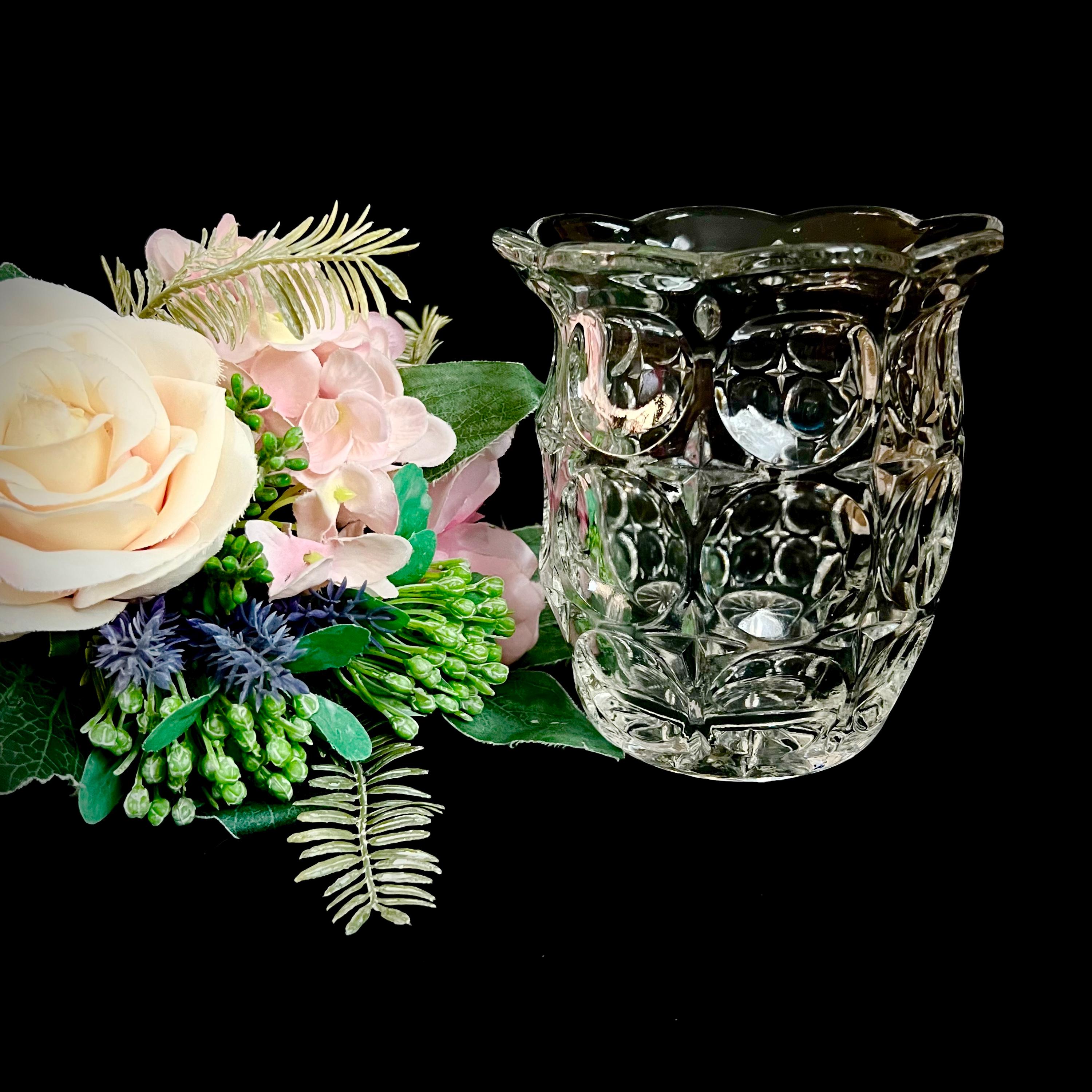 Vintage Art Deco Brockwitz Globus Flower Vase C.1920s Pressed