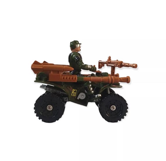 Vintage Lanard the Corps 1997 Field Vehicle & Action Figure Full