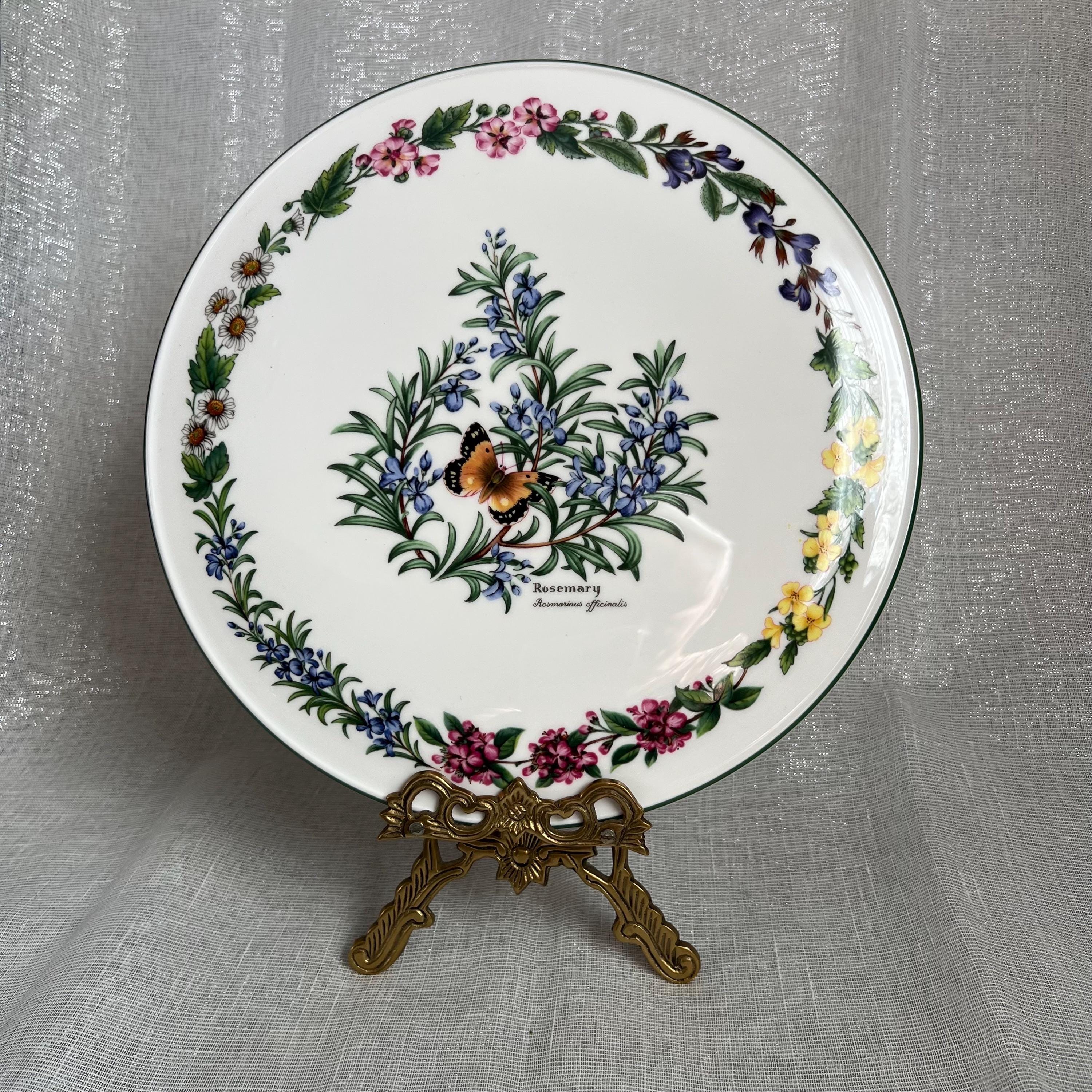 Vintage Herb Rosemary Floral Pattern Royal Worcester Cake Pancake