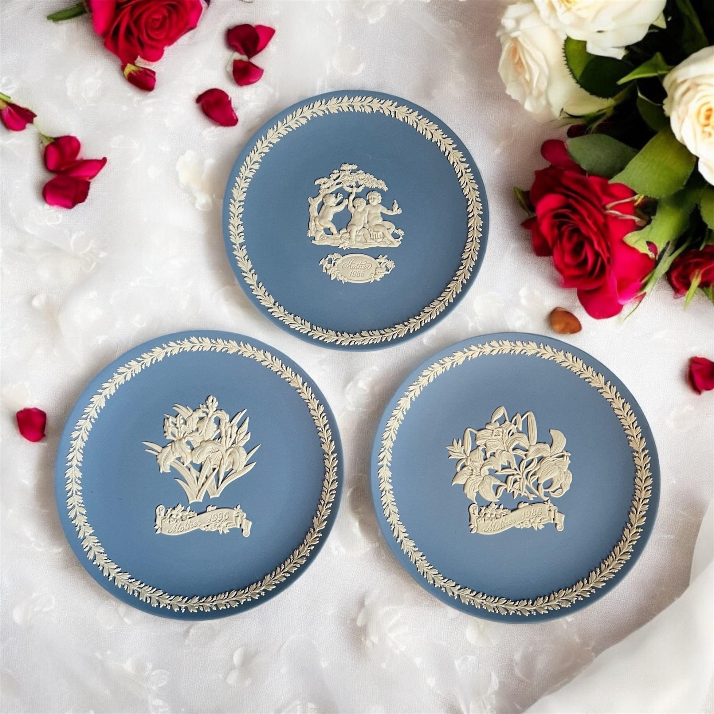 Vintage Wedgwood Jasperware Mothers Day Gift 1985, 1988, 1990