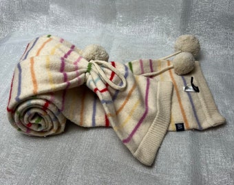 Vintage GAP Kids Women's Unisex 100% Lambs Wool Knitted Ivory