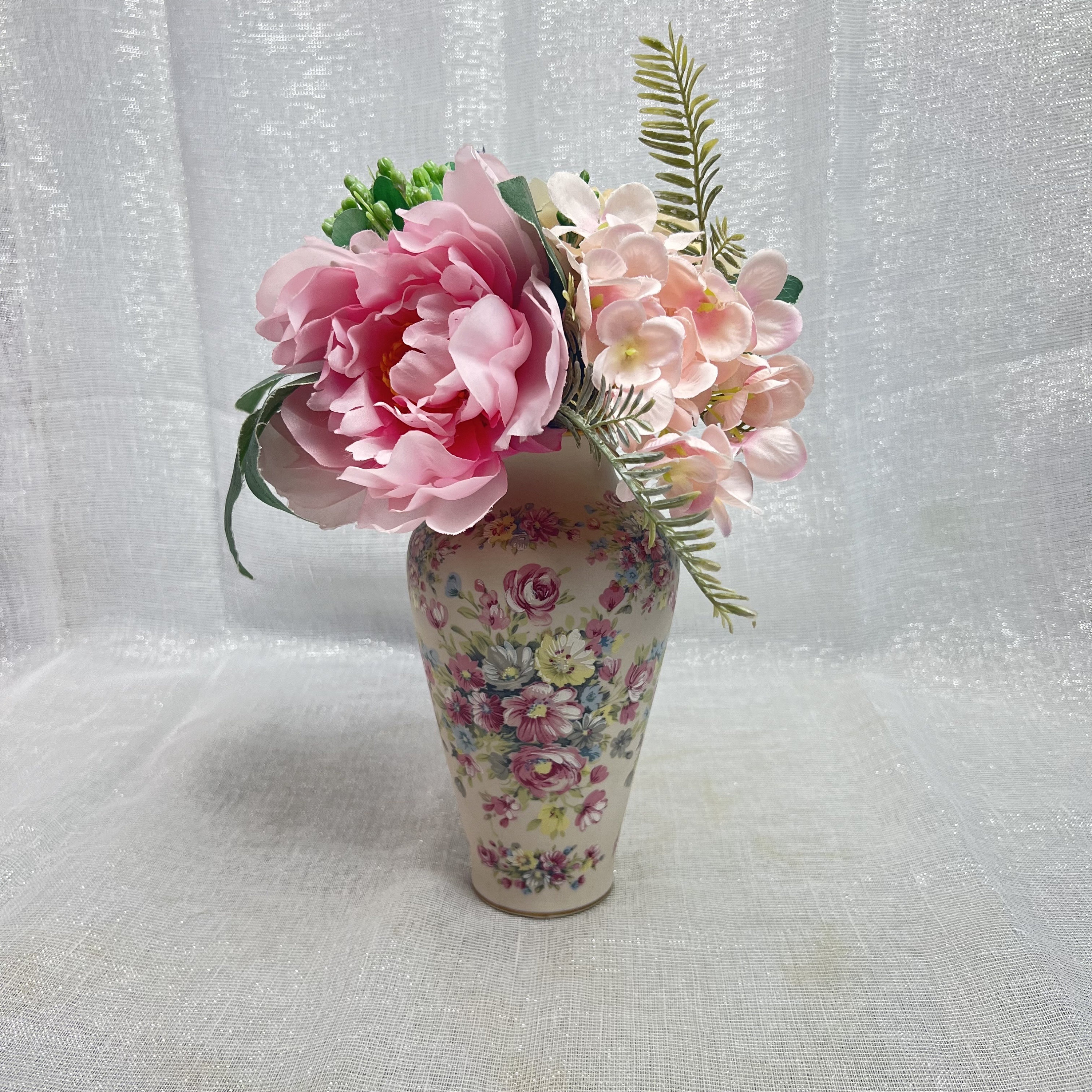 Vintage Ceramica Aveiro IBIS Portugal Ivory White Beige Goldfinch