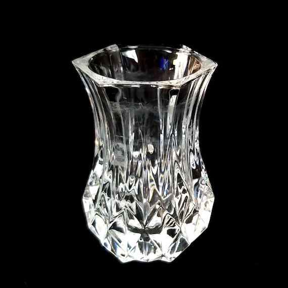 ◇CRISTAL de SERVES FRANCE クリスタル花瓶 フランス製◇ ◇CRISTAL