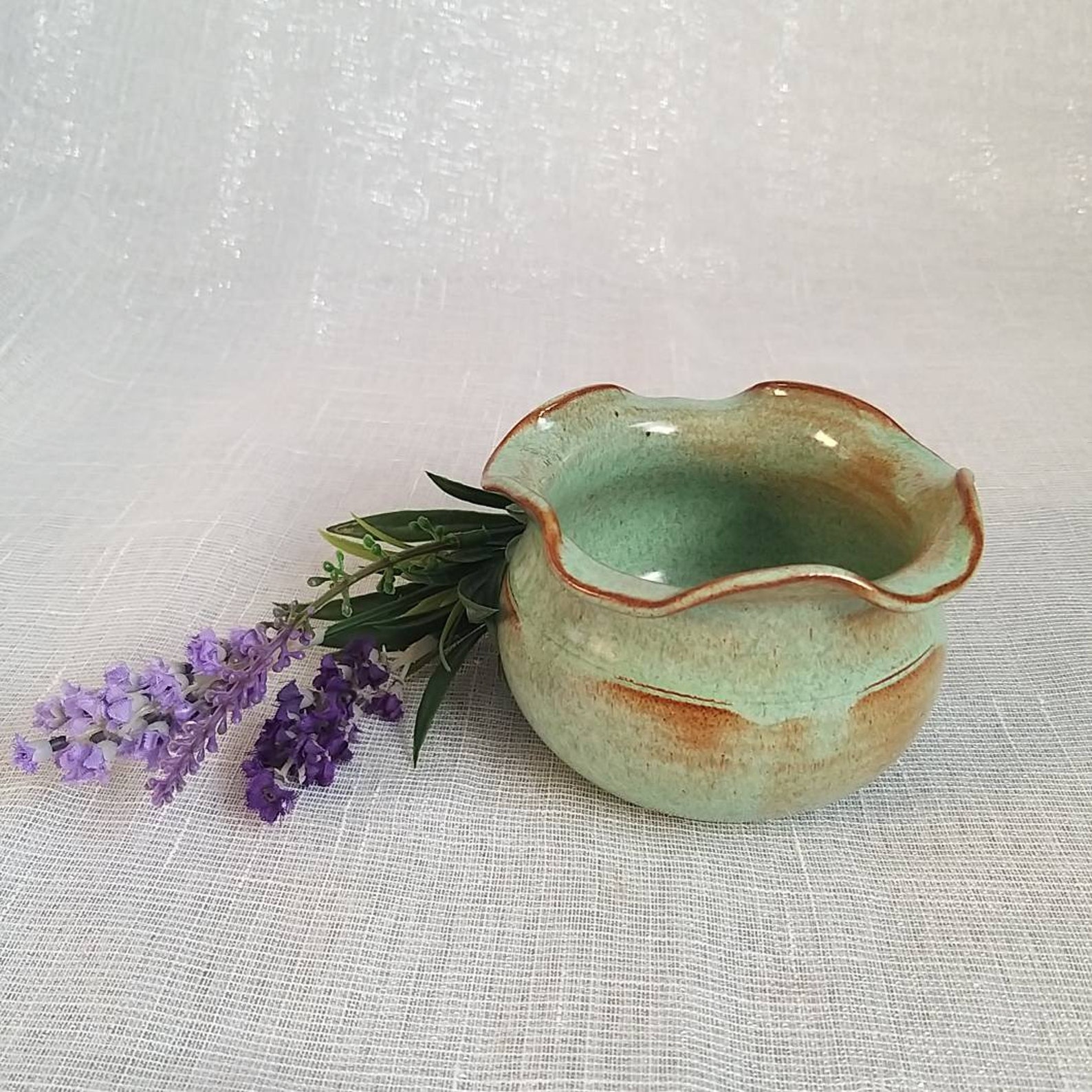 Vintage Studio Pottery Cornwall St Nectans Tintagel Green Etsy UK