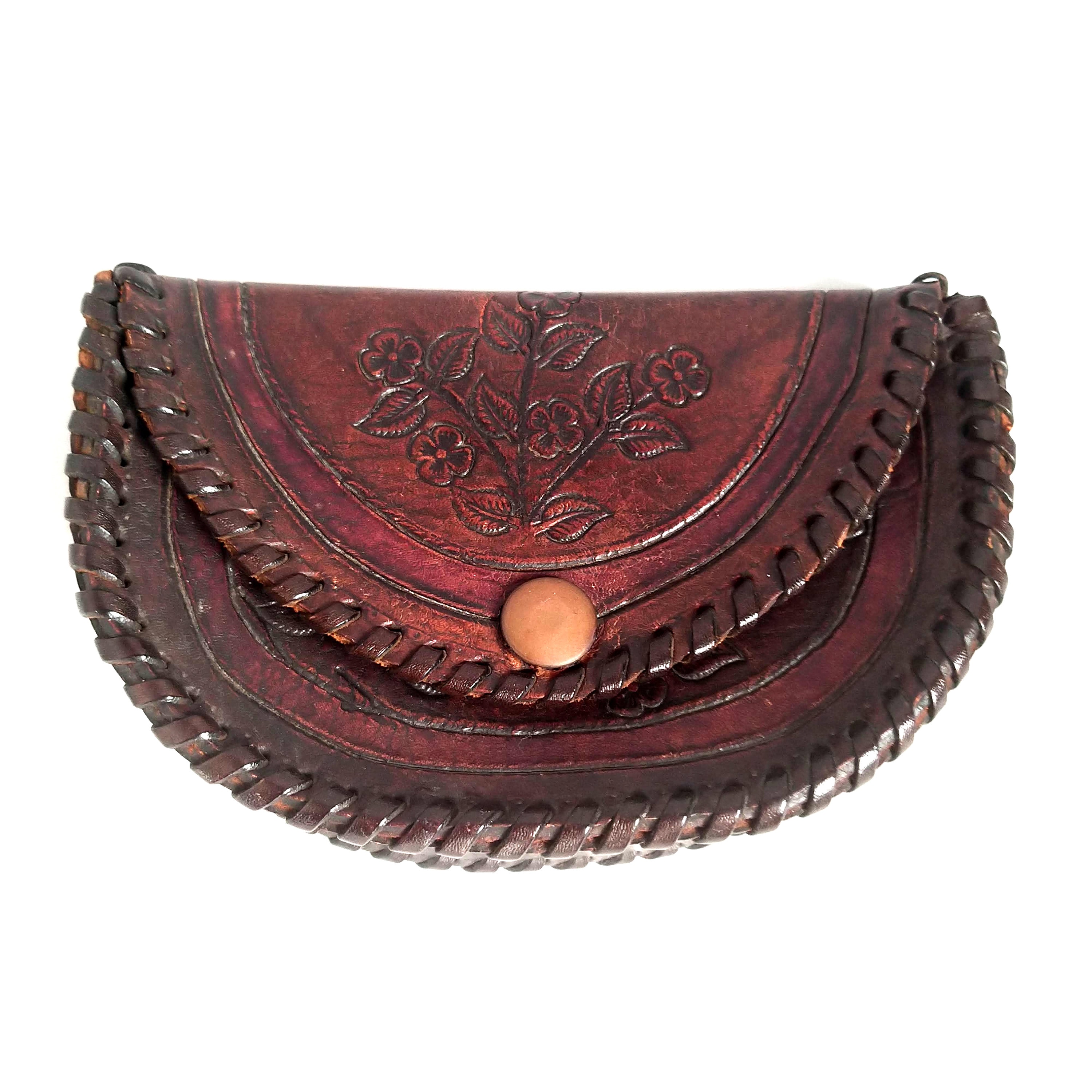 Mexican leather coin purse sale