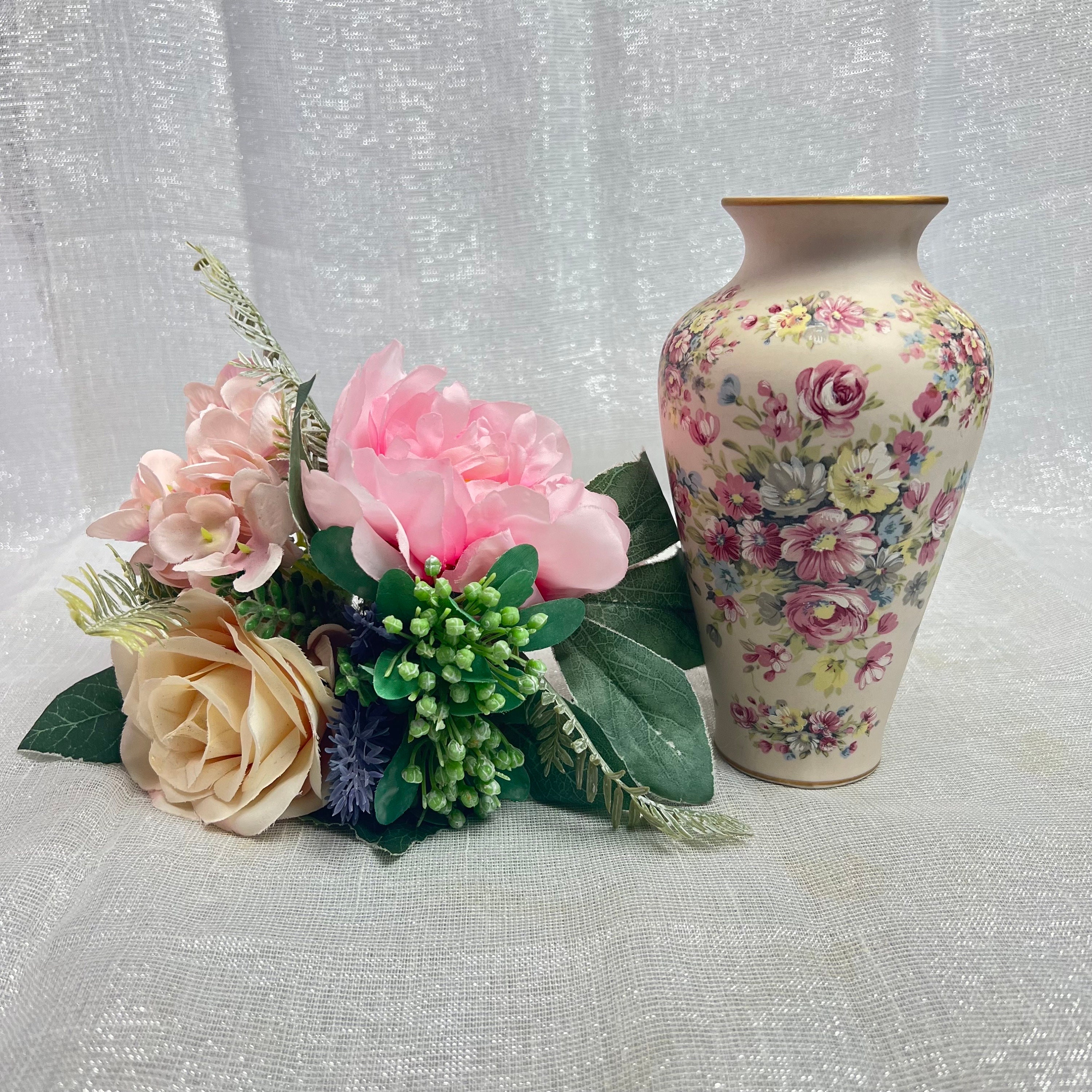 Vintage Ceramica Aveiro IBIS Portugal Ivory White Beige Goldfinch