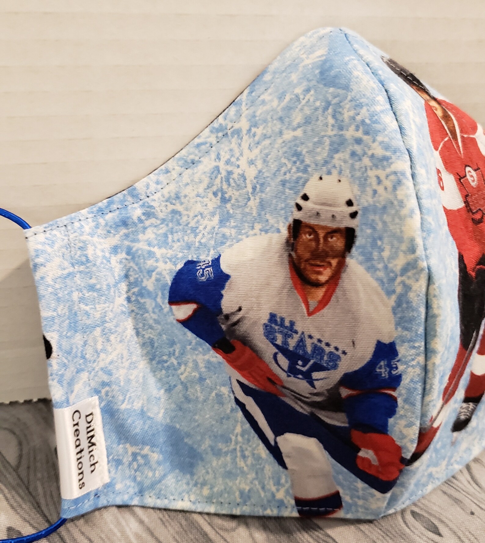 Hockey PlayOffs Cotton Face Mask with Polypropylene Etsy