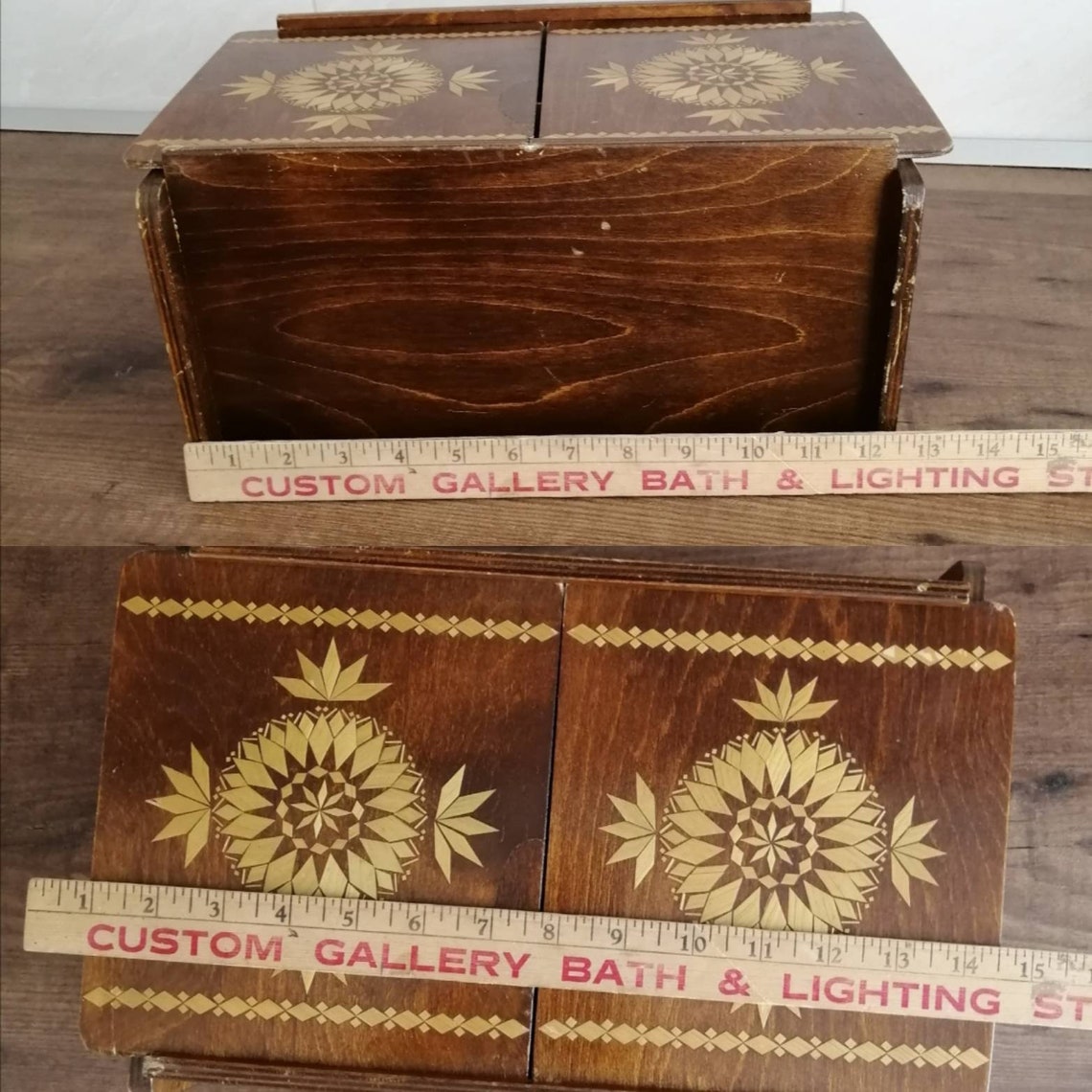 Vintage from 80s Wooden Medicine /Wooden with Etsy