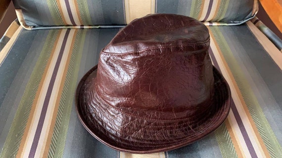 leather kangol hats