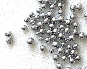 Silver Cake Pearls - 2mm Ball Sprinkles - Silver Cake sprinkle Cupcake Non-Pareil Tiny Pearls - Cake decorating Edible Balls