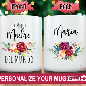 La Mejor Madre Del Mundo mug, Spanish mug Grandma gift, Spanish New Madre, Mexican Mom Grandma gift, Mothers day gift, Madre mug gift taza