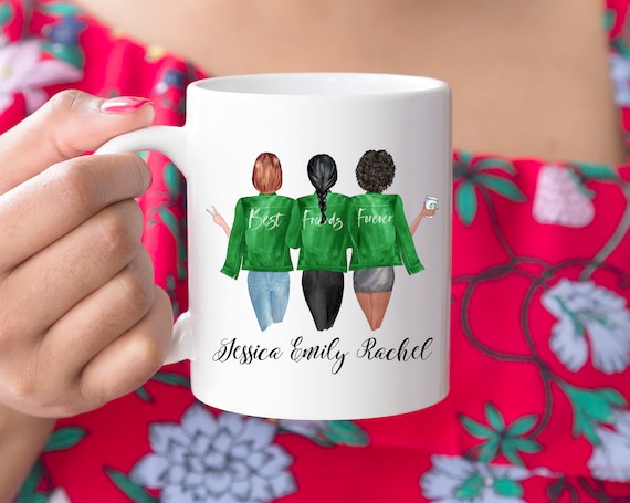 Personalized BFF Mug Gift for Sister Custom Message Mug Long Distance Friendship Mug Mickey Castle Disney Custom Best Friend Gift Mug Best Friend Forever