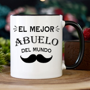 El mejor abuelo del mundo mug, Padre y papa taza, Padre taza, El Papa Mas Chingon gift, Gift idea for godfather, baptism, Padrino taza