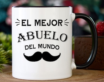 El Mejor Abuelo Del Mundo Mug, Spanish Grandfather Gift