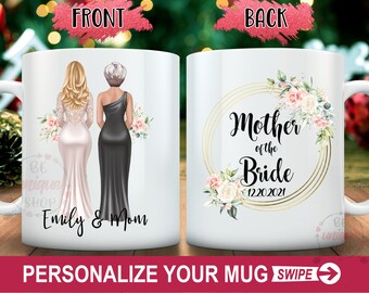 MADRE de la taza de la NOVIA, Regalo de la Madre de la Novia, Regalo de la Novia, Regalo de la Madre de la Novia, Regalos para la Madre de la Novia Abuela de la Novia