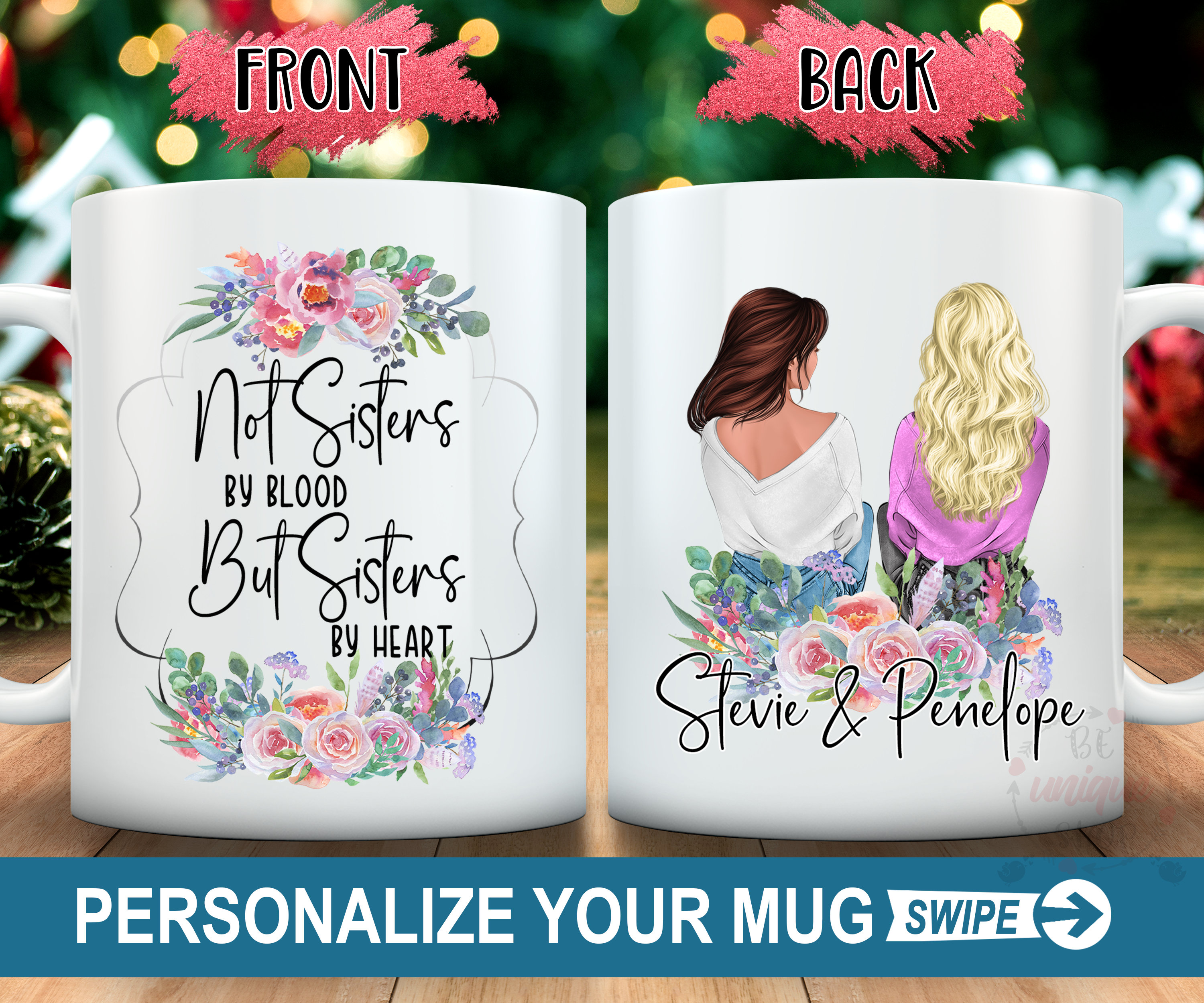 Best Friends, Soul Sister Custom Gifts for Mom Personalized Mom Mug Cu –  kpopfriend
