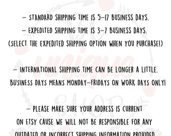 ¡Compensación de precio o diferencia de precio de envío acelerado para un solo artículo! Por favor contáctenos antes de comprar y lea la descripción.