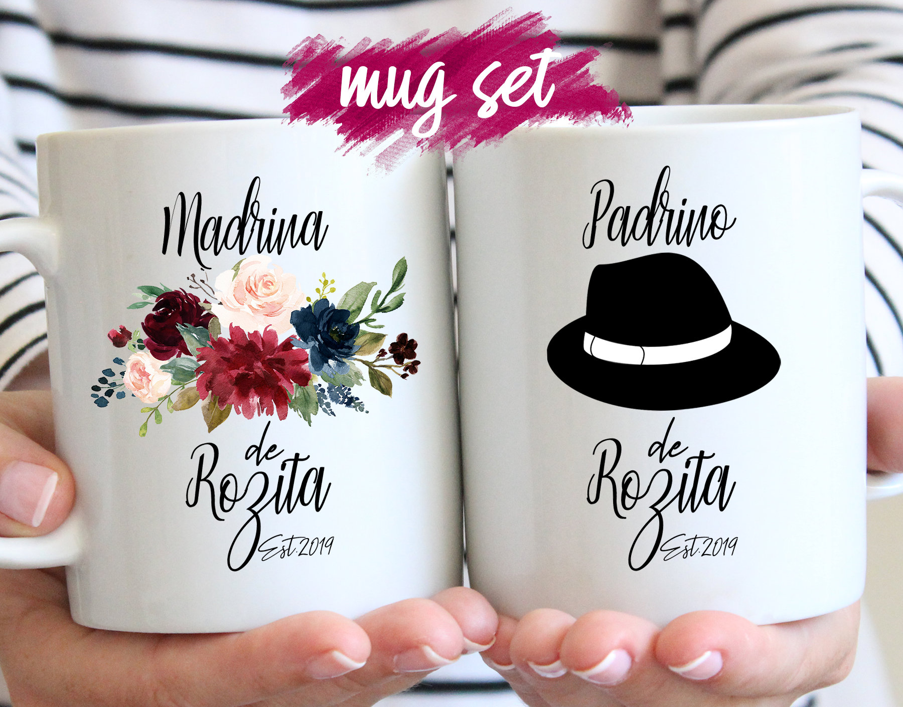 Quieres ser mi Madrina Ceramic Mug, Will you be my Godmother in Spanish  Gift