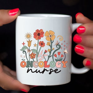 Oncology Nurse Mug, Oncology Nurse Coffee Mug, Nurse Grad Gift Nurse Appreciation, Nurse Personalized Mug, Mug Gift For Oncology Nurse