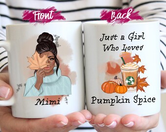 Pumpkin Spice Coffee Mug, Fall Bestie Gift