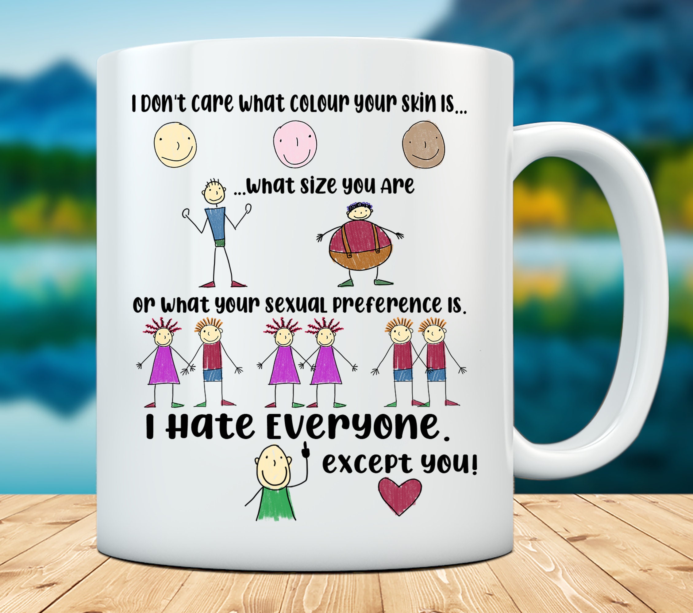 Im Not Saying I Hate You Coffee Mug Microwave and - Inspire Uplift