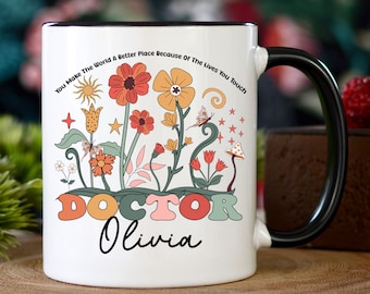 Doctor Mug, Personalized Doctor Coffee Mug, Gifts for Doctors, Doctor Graduation Cup, Custom Thank You Gift, Custom Doctor Mug, Dr.Mug