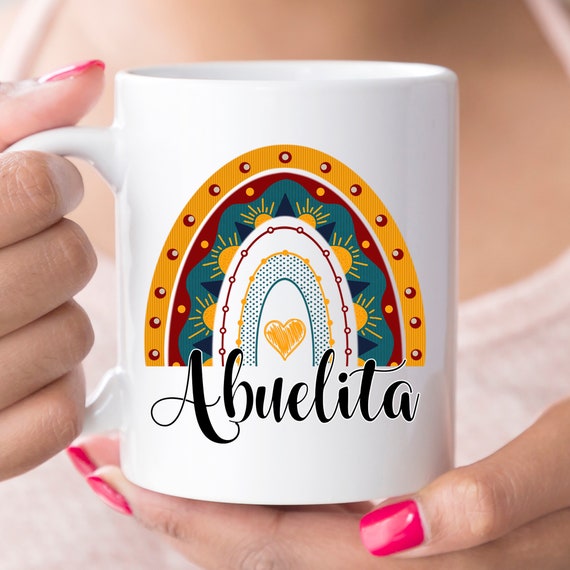 Rainbow Abuelita Coffee Mug, Mother's Day Gift