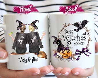 Best Witches Mug, Funny Halloween Coffee Cup, Best Friend Gift
