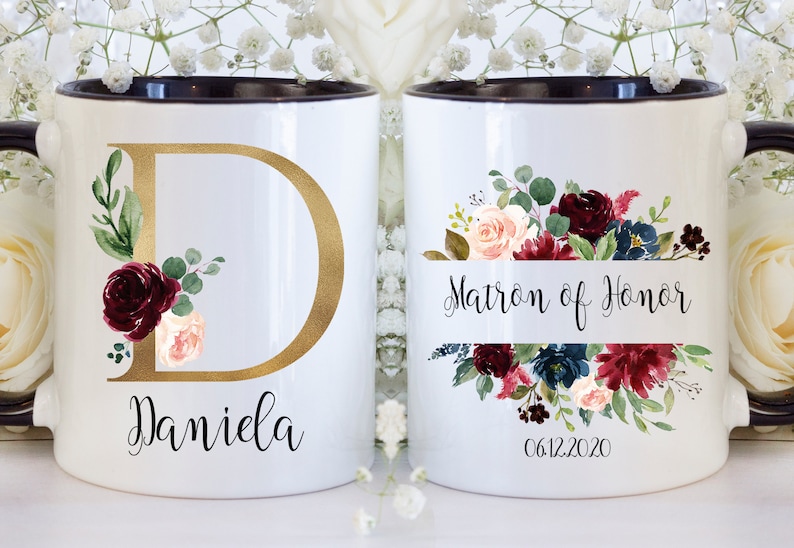 Maid of Honor Gift, Matron of Honor Thank You gift, Will You Be My Maid of Honor, Maid of Honor Mug, Personalized Maid of Honor coffee Mug Bild 1