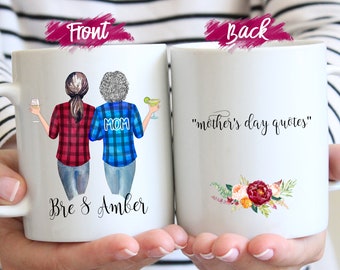 Personalized Mother's Day Mug, Custom Mom Birthday Gift