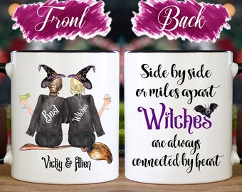 Best Witches Mug, Funny Halloween Coffee Cup, Best Friend Gift