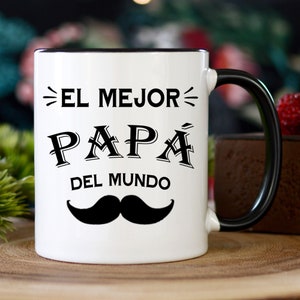 El mejor Papá del mundo mug, Padre y papa taza, Padre taza, El Papa Mas Chingon gift, Gift idea for godfather, baptism, Padrino taza