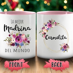 La Mejor Madrina Del Mundo, Regalo Para Tia, Tia Taza, Spanish Aunt Gift, Gift Fir Tia, Mother&#39;s Day Tia Gift, Baby Announcement For Aunt